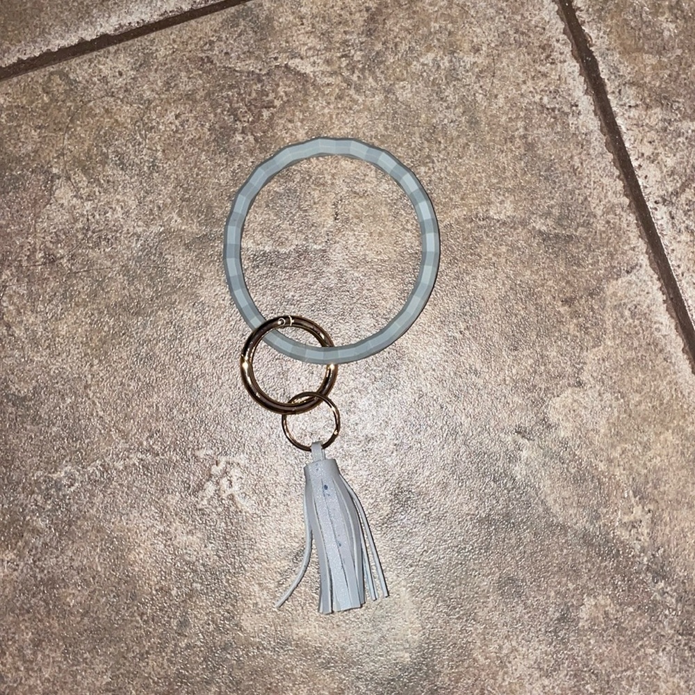 Keyring for keys, etc.